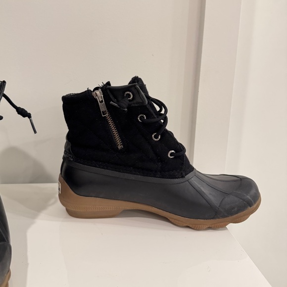 Sperry Top-Sider Women's Syren Gulf Wool Quilted Boot - Black Size 8 - Picture 9 of 12